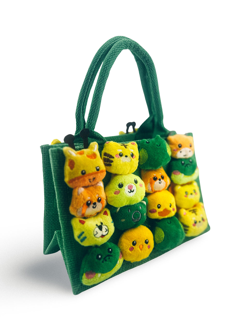 Orange, Yellow and Green Animals only!  Stuf'it in Green