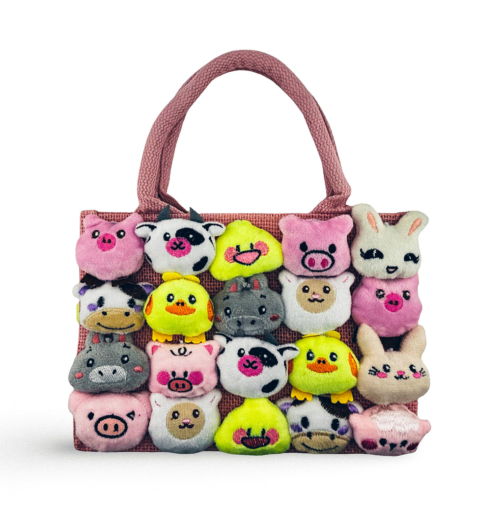 Farm Friends Stuf'it in Pink