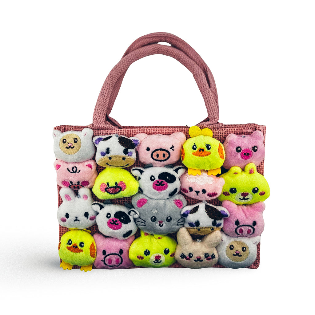 Farm Friends Stuf'it in Pink