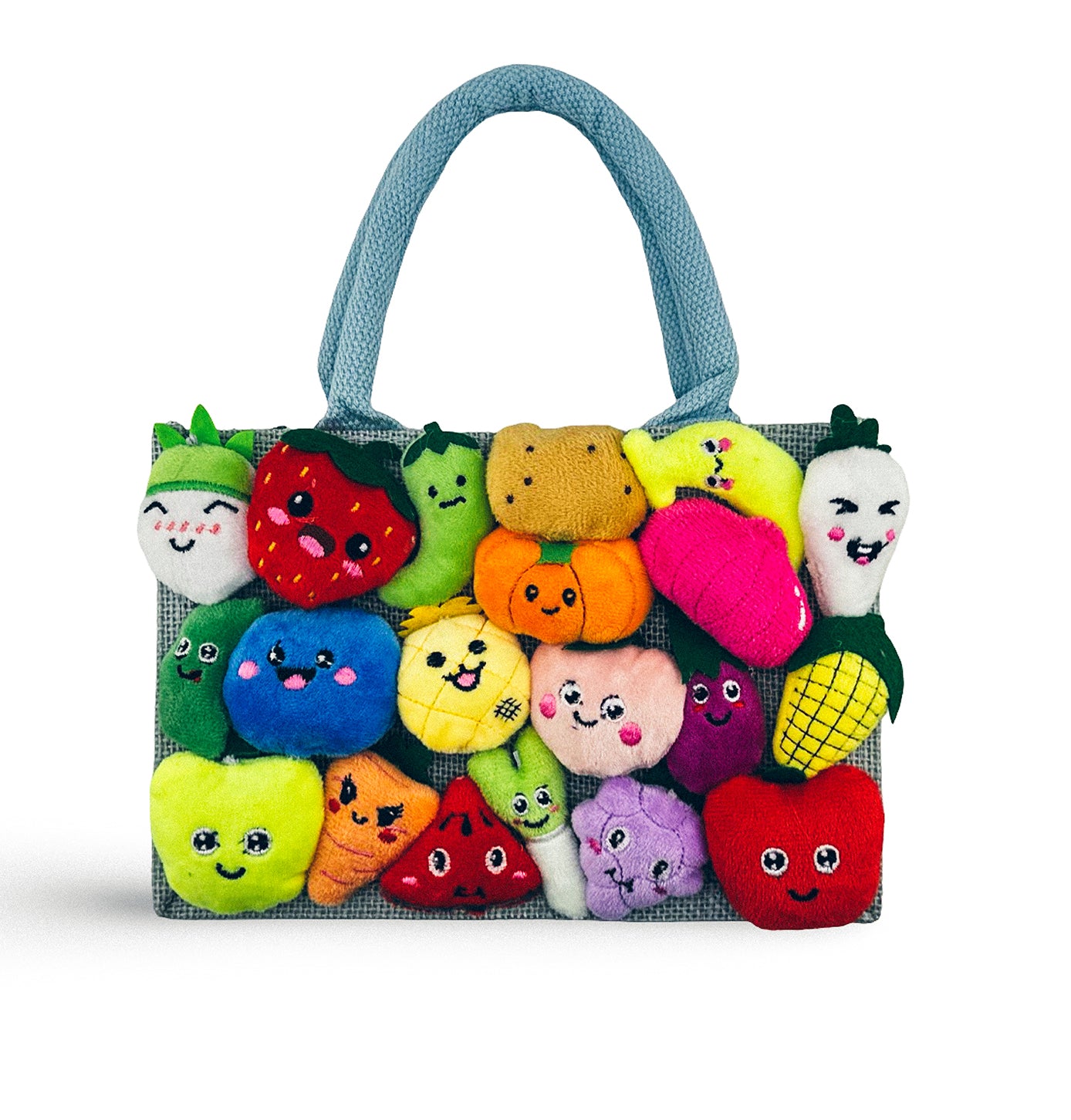 Fruits & Veggies Stuf'it in Dusty Blue