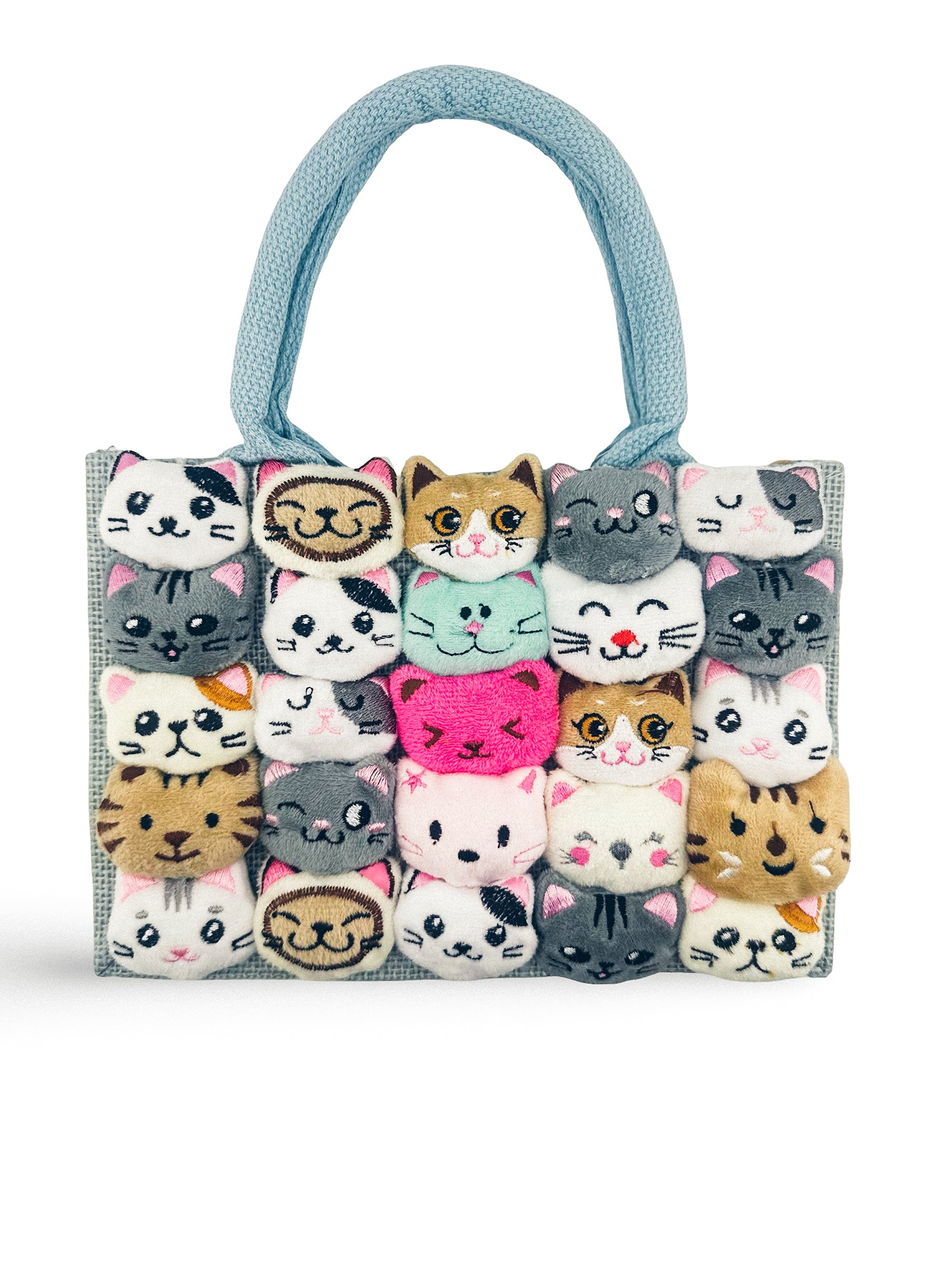 Cats Stuf'it in Dusty Blue