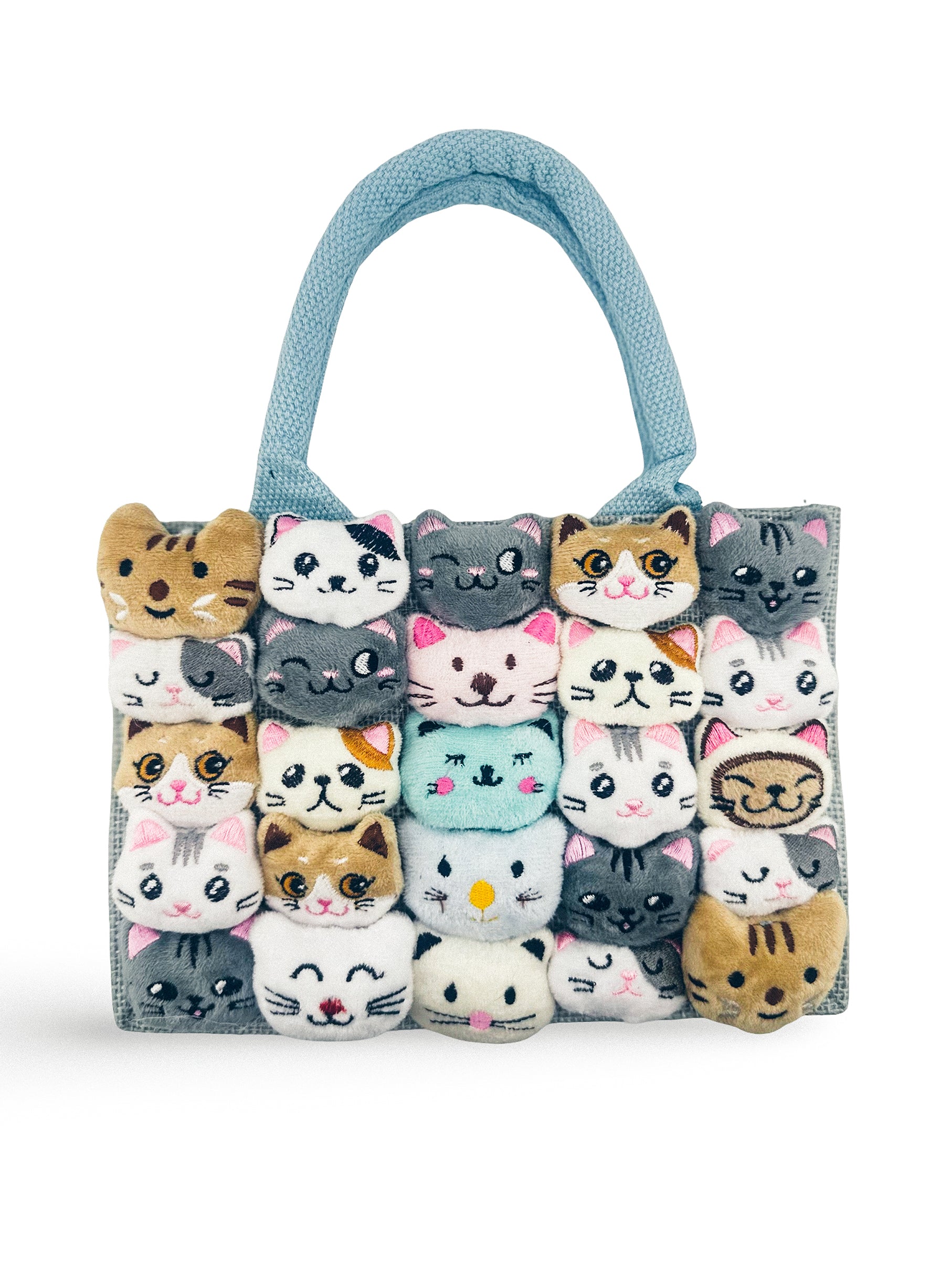 Cats Stuf'it in Dusty Blue