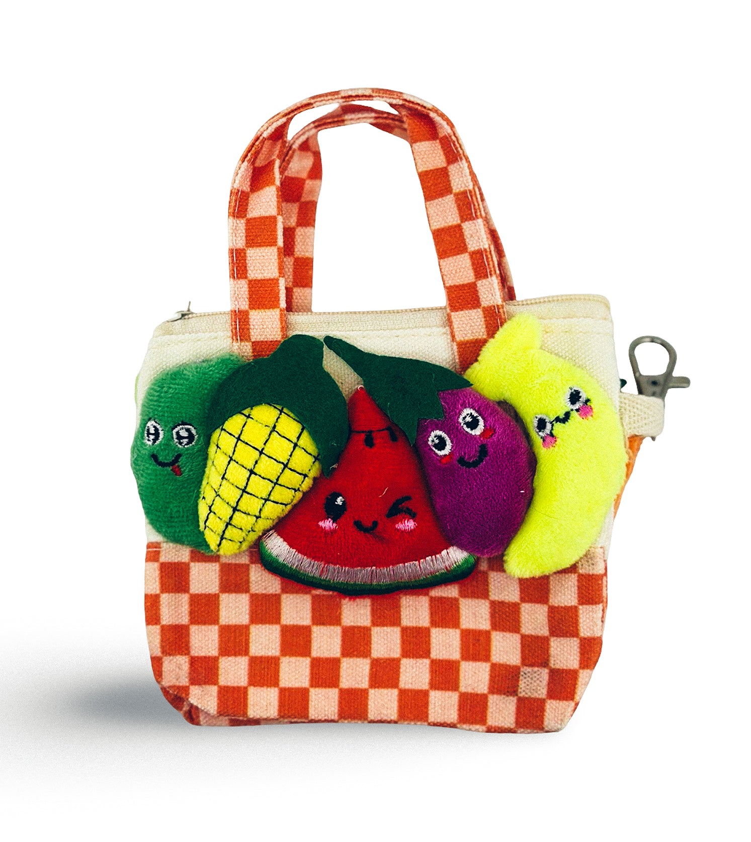 Fruit & Veg Tiny Totes Stuf'it in Orange