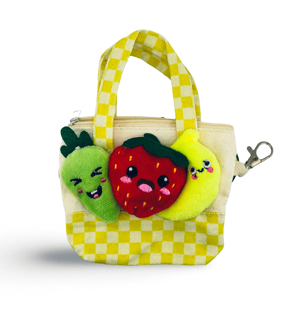 Fruit & Veg Tiny Totes Stuf'it in Yellow