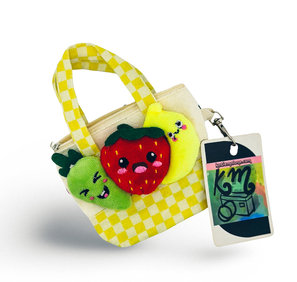 Fruit & Veg Tiny Totes Stuf'it in Yellow